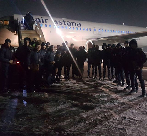 Сборная Казахстана по футзалу прибыла в Киев