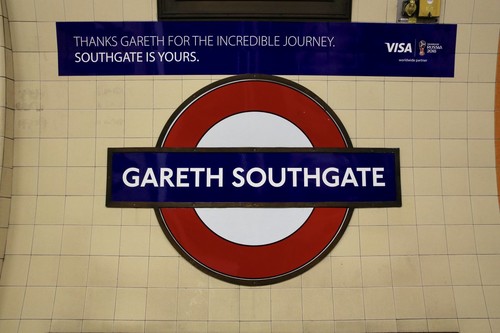Станцию метро в Лондоне переименовали в честь Саутгейта